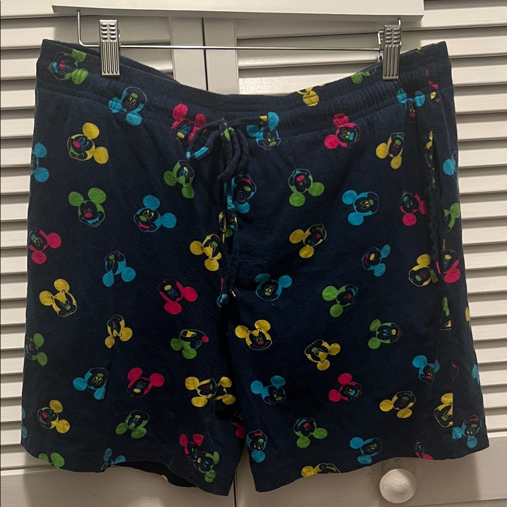 #1482**Unisex’s Colorful Mickey Mouse Print Shorts